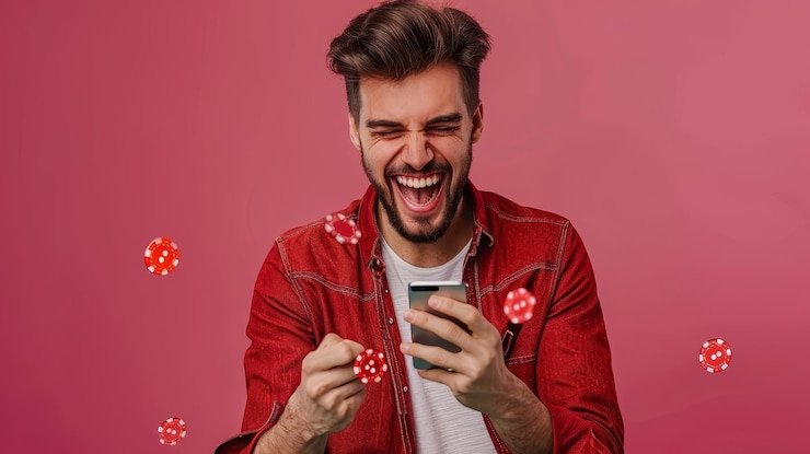 Pemain menikmati sesi blackjack live casino dengan dealer profesional
