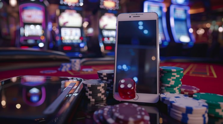 Pengguna sedang mengakses fitur sports betting dengan antarmuka modern dan interaktif